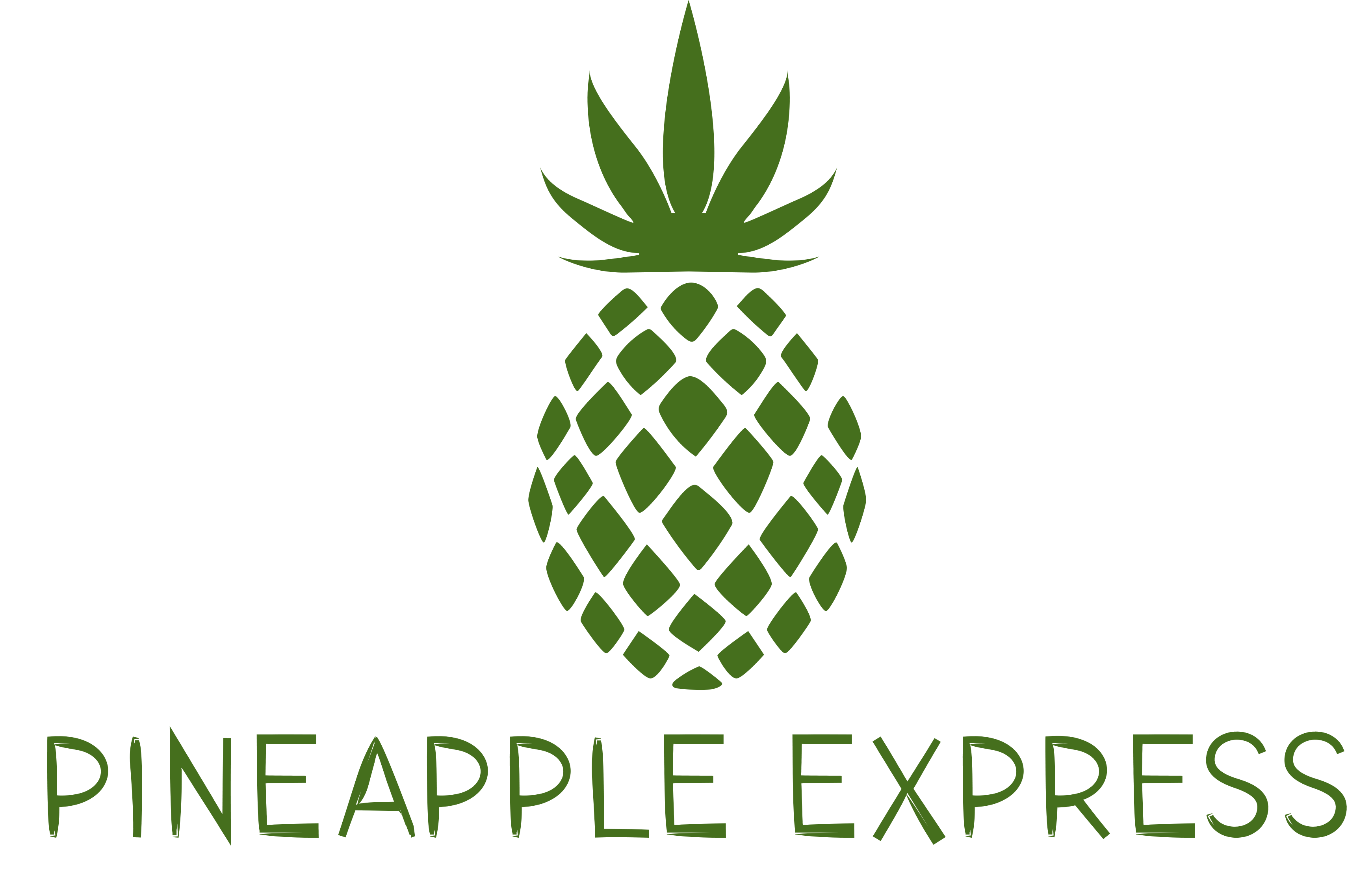 Green Pineapple Express Logo