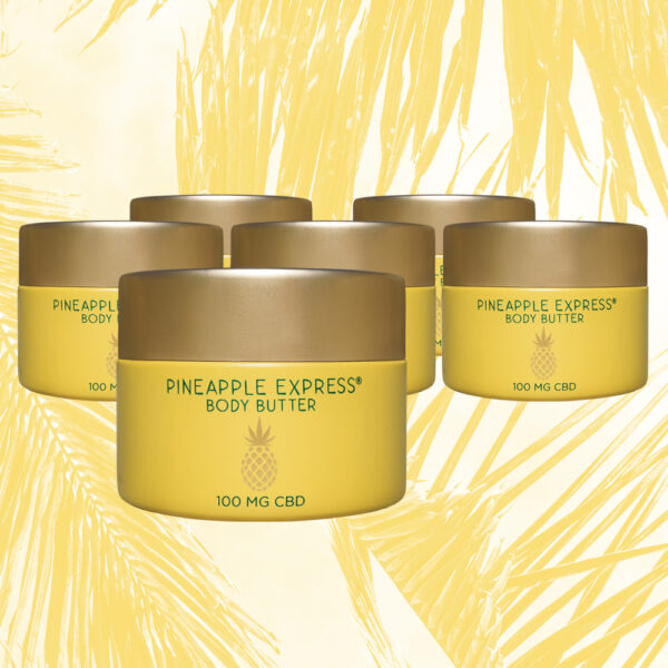 Pineapple Express CBD Body Butter Wholesale 6 Pack